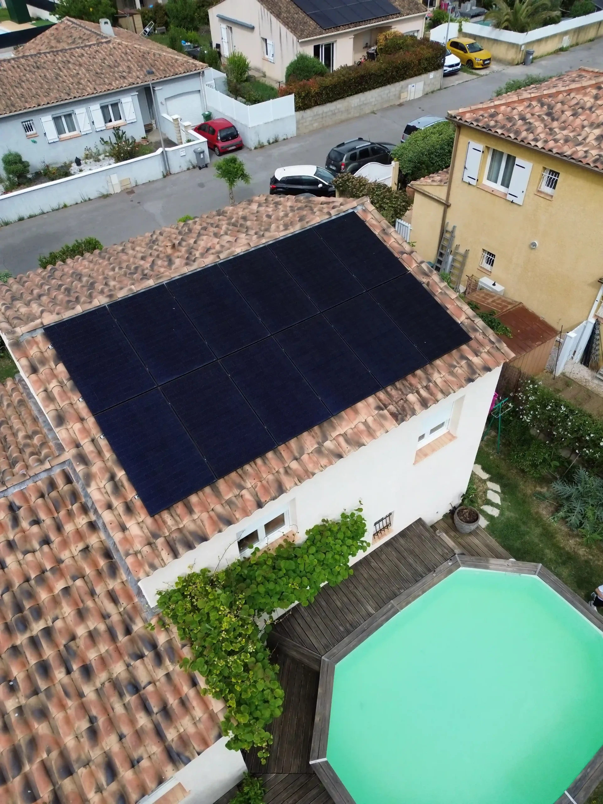 maison drone aérienne